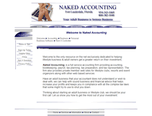 Tablet Screenshot of nakedaccounting.com